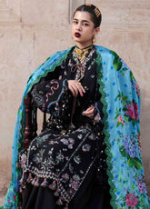 Nirmal By Hussain Rehar Embroidered Lawn 3 Piece Unstitched Suit HR25N D-ARZO